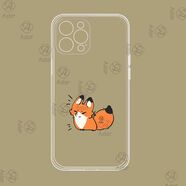 vivo可愛手機(jī)殼小狐貍火狐適用蘋果15/iphone16/promax華為MATE60小米14/OPPO/VIVO周邊70/PURA同款40/ 2024081602A-透明殼 iPhone_16