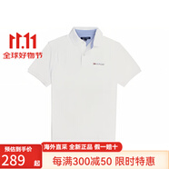 Tommy HilfigerSS23 純色LOGO印花短袖polo衫 男款 110白色 M