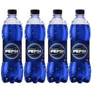 百事可樂藍色可樂 泰國進口Pepsi無糖汽水碳酸飲料 聚會休閑飲品 【劃算】藍百事可樂550ml*4瓶