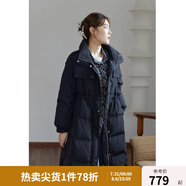 獨(dú)束【三色可選】大碼女裝白鴨絨羽絨服女冬新款胖mm收腰顯瘦外套 氣質(zhì)黑 2XL