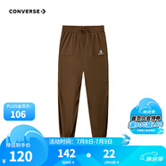 Converse匡威兒童裝男童褲子春秋兒童運(yùn)動褲小學(xué)生修身長褲秋冬季束腳褲子 深色威士忌-梭織秋季 110 /53 【建議身高104-110cm】