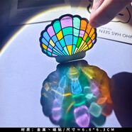 萌次【深圳】世界之窗大梅沙野生動(dòng)物園文創(chuàng  )冰箱貼旅游紀念品伴手禮 深圳海景貝殼透光