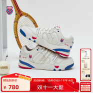 蓋世威（K·SWISS）【秀場(chǎng)同款】運動(dòng)鞋男女情侶鞋復古真皮低幫板鞋Si-18滿(mǎn)貫鞋8381 166經(jīng)典色 42.5
