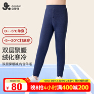 久歲伴兒童保暖褲男童秋冬雙層暖感磨絨打底褲中大童高腰棉毛褲 403019Z