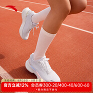 安踏（ANTA）創(chuàng  )跑5代SE丨氮科技緩震跑步鞋女夏季軟底支撐運動(dòng)鞋訓練跑鞋 純凈白-1 35.5 (220mm)