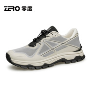 零度男鞋夏季透氣運(yùn)動(dòng)鞋男2025新款網(wǎng)面鞋男輕奢高端鞋子男軟底旅游鞋 米色 39 (245mm) 標(biāo)準(zhǔn)皮鞋碼