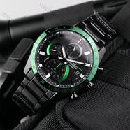 卡西歐（CASIO）限量版EDIFICE紅牛英菲尼迪F1賽車(chē)隊手表男EFR-554TR/539RB EFR-571DC-1A[綠水鬼]