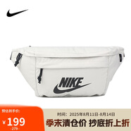 耐克NIKE 王一博同款 中性腰包  休閑包 BA5751-072淺骨色大號