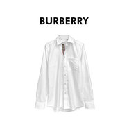 BURBERRY博柏利巴寶莉夏季新款男士運動(dòng)潮流秋冬襯衫白色80842851 白色 S