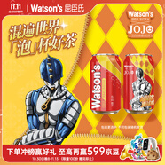 屈臣氏（Watsons）蘇打汽水低糖低能量路易波士茶0咖啡因蘇打汽水325ml*24罐整箱