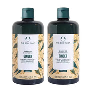 The Body Shop英國進口  修護生姜洗發(fā)水去屑控油養(yǎng)發(fā)400ml 明星同款新包裝 生姜洗發(fā)水2瓶
