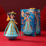 張家大院西安網(wǎng)紅大唐不倒翁小姐姐卡通創(chuàng  )意家居擺件人偶陜西旅游小紀念品 大號四美貂蟬