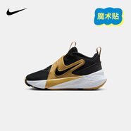 NIKE 耐克兒童籃球運(yùn)動鞋TEAM HUSTLE D12魔術(shù)貼易穿脫男女童實(shí)戰(zhàn)球鞋 HF6280-003（HUSTLE D 12） 31 【建議腳長19cm】
