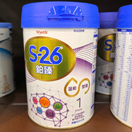 惠氏臺灣惠氏S26鉑臻嬰幼兒奶粉水解 1段 S26鉑臻1段嬰兒配方 800g 1罐