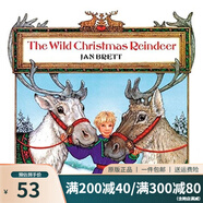英文原版 The Wild Christmas Reindeer 汪培珽第五階段 兒童啟蒙學(xué)習(xí)繪本圖畫故事書 名家Jan Brett繪本 綠山墻 . 綠山墻圖書專營店