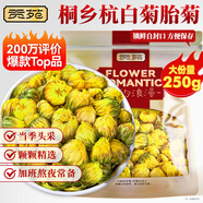貢苑菊花茶 胎菊250g頭采特優(yōu)級大份實惠裝貢菊杭白菊花蕾花草茶葉