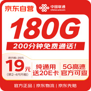 中國聯(lián)通流量卡19元低月租全國通用流量手機卡電話(huà)卡5G純上網(wǎng)卡長(cháng)期學(xué)生卡非無(wú)限永久