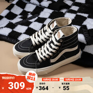 VANS范斯官方 SK8-Hi Tapered輕質(zhì)黑質(zhì)感穿搭男鞋女鞋帆布鞋 黑色 36.5