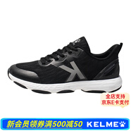 KELME卡爾美運(yùn)動(dòng)鞋男青少年跑步鞋秋季減震百搭休閑鞋情侶款6891570 黑色 38