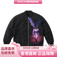 Supremexyohjiyamamoto山本耀司FW22印花拉鏈休閑夾克男女同款情侶款 黑色 L