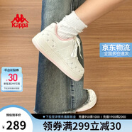 卡帕（Kappa）女鞋夏季2025新款透氣小白鞋子女款休閑運動板鞋女潮鞋 奶茶粉 39