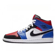 耐克（NIKE）Air Jordan 1 Mid AJ1 煙灰 白灰中幫 男子籃球鞋 554724-124_鞋盒破損 40