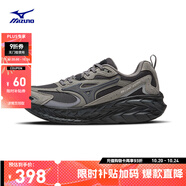 美津濃（MIZUNO）復(fù)古透氣輕量男女跑步鞋跑鞋運動鞋 ASTRO LS 02/細(xì)條灰 44.5