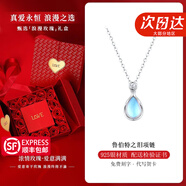 Grace Girl魯伯特之淚項鏈女小眾簡(jiǎn)約時(shí)尚吊墜輕奢鎖骨鏈生日七夕禮物送女友 默認銀色可選顏色【玫瑰禮盒】
