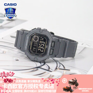 卡西歐（CASIO） 男表女表卡西歐手表男女情侶表學(xué)生時尚運動表太陽能雙顯電子表 WS-1400H-8BVPF悍者灰 10年電量