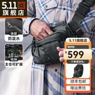 5.11（TACTICAL SERIES ）戶外戰(zhàn)術(shù)防潑水單肩包lv6戶外休閑斜挎包511多功能腰包56702 LV6-3L容量/鋼鐵灰