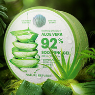 自然樂(lè)園（Nature Republic）蘆薈膠貼貼霜妝前補(bǔ)水曬后修護(hù)b5保濕乳液面霜蘆薈凝膠300ml分身