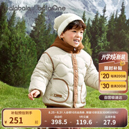 巴拉巴拉balaOne兒童羽絨服男童女童冬外套搖粒絨兩件套2025209425107207