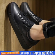 耐克（NIKE）官方 男鞋 25夏新款輕便透氣運動休閑小白鞋耐磨減震低幫滑板鞋男 Court/純黑【曬圖-10】 42 碼(內(nèi)長265mm)