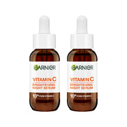 卡尼爾（Garnier）夜間維生素C精華 30ml 提亮光澤滋潤平滑 兩瓶
