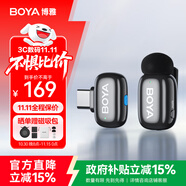 BOYA 博雅麥克風mini 2無線領夾麥克風手機直播收音麥 夾領式AI智能降噪迷你話筒戶外拍攝收音器一拖一
