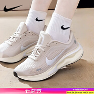 耐克（NIKE）女鞋跑步鞋 2025新款夏季Journey Run慢跑鞋緩震輕便透氣運動鞋 110-椰奶白 38