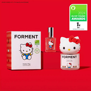 韓國Forment 庫洛米美樂蒂聯(lián)名款香水木棉水蜜桃溫和自然清香持久 紅色Hello Kitty木棉皂香水套盒