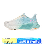 鯨動(dòng)呼吸鞋運(yùn)動(dòng)鞋JNDO特斯拉閥黑色跑步鞋透氣男鞋女鞋網(wǎng)面減震慢跑鞋 2210-07海鹽白 39