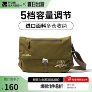牧高笛冷山單肩包 戶(hù)外徒步露營(yíng)輕量斜挎包大容量單肩背包. 橄欖油綠
