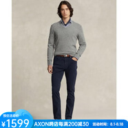 保羅拉夫勞倫（Polo Ralph Lauren）男士Varick修身直筒牛津斜紋棉布褲舒適棉質(zhì)長(zhǎng)褲通勤褲15885845 Aviator Navy 38 x32