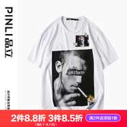 PINLI品立短袖T恤男 超值福袋 白色GD222111264 M