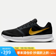 耐克NIKE男子跑步鞋緩震透氣 RUN SWIFT 3 運動鞋DR2695-010黑色 41