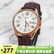 卡西歐（CASIO）手表男 商務(wù)休閑簡約 指針 防水石英男表學(xué)生表考試表 MTP-1384L-7A