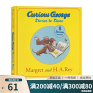 英文原版 Curious George 好奇猴喬治 32個(gè)故事大合輯 汪培珽書單推薦第3階段 綠山墻 Stories to Share 8個(gè)故事精裝合集 綠山墻圖書