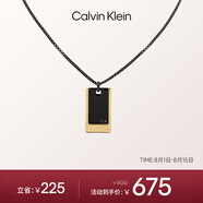 凱文克萊（Calvin Klein）CK光線(xiàn)款銀色男士項(xiàng)鏈送男友禮物 光線(xiàn)黑色 35000267