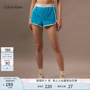 Calvin Klein內(nèi)衣【七夕禮物摩登引力帶】女ck家居外穿睡褲辣妹運動短褲QS5982 CK3-清新藍 M