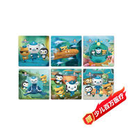 2-4歲寶寶啟蒙拼圖 內(nèi)含6張拼圖 海底小縱隊紙質(zhì)雙層拼圖