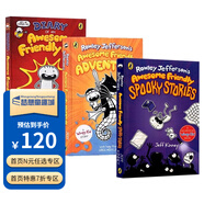 英文原版 Diary of a Wimpy Kid  Diary of an Awesome Friendly 3冊合售 小屁孩日記番外