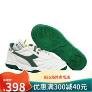 迪亞多納休閑運動網(wǎng)球鞋男鞋經(jīng)典紅旗款透氣鞋 8409白綠色 24038 53