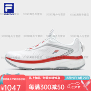 FILA斐樂(lè )官方男鞋BOA NUVOLE 2路跑鞋2024夏季新款柔云鞋2運動(dòng)鞋 杰出白-BA 40.5